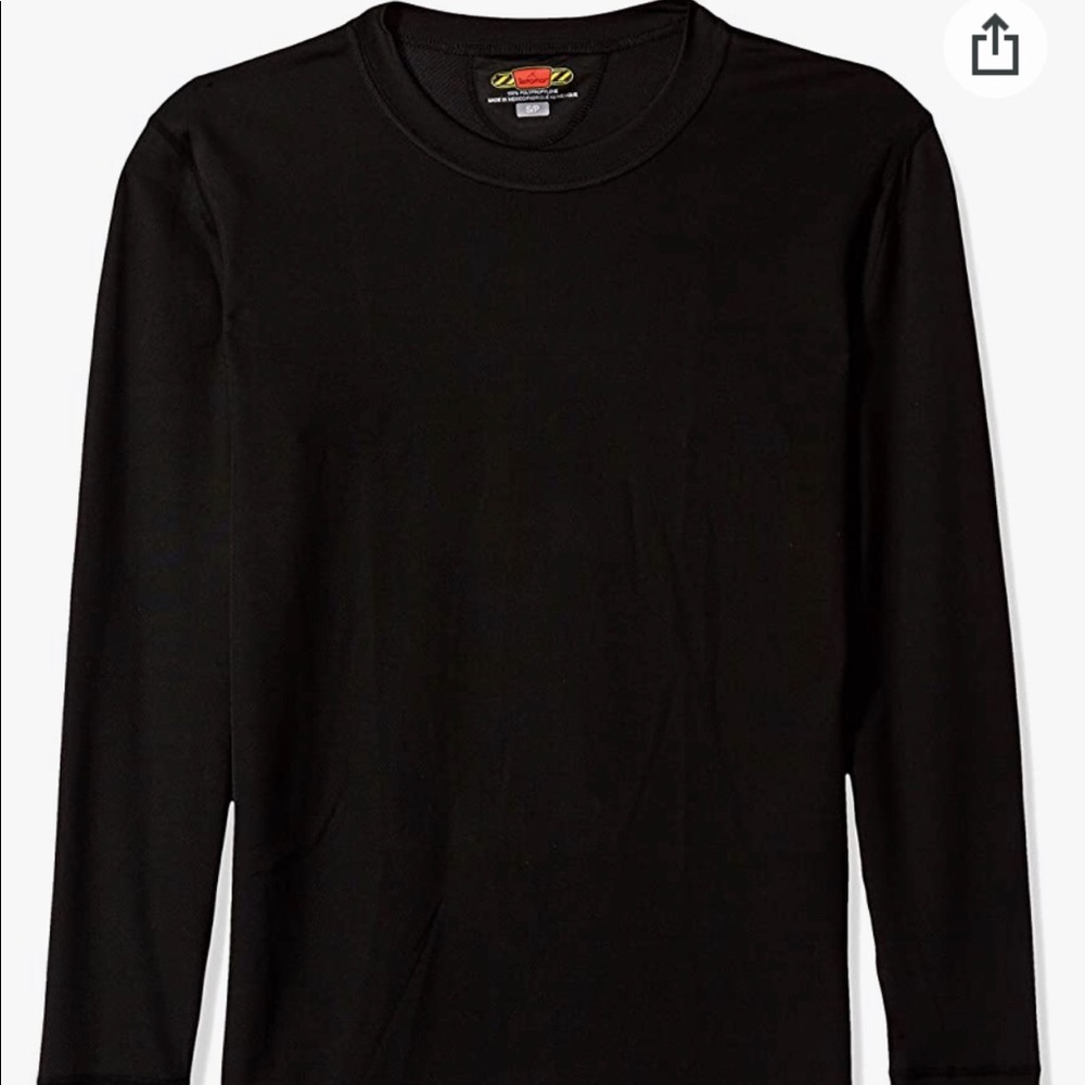 Terramar Black Lightweight Polypropylene Top